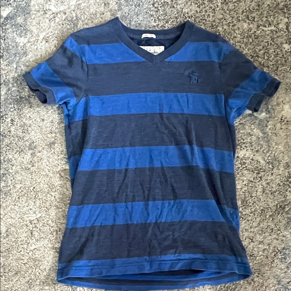 Abercrombie & Fitch Kids Blue Striped Tee